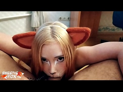 ❤️ Kitsune swallow dick and cum in her mouth ❤❌ Homemade porn at us ❌️